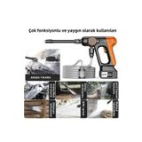 Kraft Hart Cift Akulu Sarjli Yuksek Basincli Oto Araba Bahce Yikama Sulama Ve Temizleme Tabancasi Makinesi