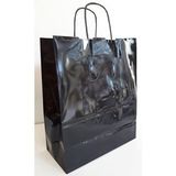 Kraft Kağıt Çanta Siyah 25cm X 30cm - 1 Adet