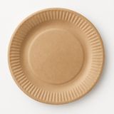 Kraft Karton Kağıt Tabak 18 cm (25 Adet)