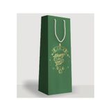 Kraft Karton Kutu Yilbasi Hediye Tasima Cantasi Kraft Poset 25Li 12X35x8
