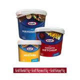Kraft Ketçap 9 kg + Kraft Mayonez 8 kg + Kraft Hardal 5 kg Combo Set