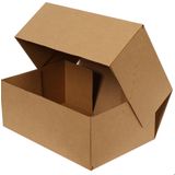 Kraft Kilitli Kargo Kutusu (testliner) Ebat 35x24x14 Cm (100 Adet)