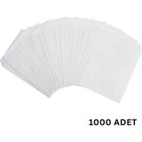 Kraft Körüklü Beyaz Yağlı Kese, V Taban Butik Hediye Paketi, Ambalaj Kağıt POŞETI,1000 Adet, 12X28CM