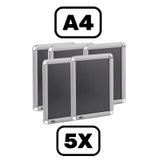 Kraft Kraf Gri A4 Rondo Çerçeve A4 21x30 Cm 5 Li Paket 21 x 30 CM
