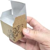 Kraft Mini Hediye Kutusu 5,5X4X4 cm 50 Adet