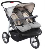 Kraft Wow Jogger Gri İkiz Bebek Arabası