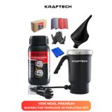 kraftech Yeni Nesil Premium I Buharlı Araba Far Temizleme Ve Parlatma Seti I - 8 Parça Ürün