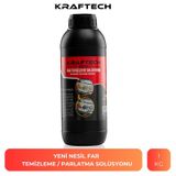 kraftech Yeni Nesil Premium I Buharlı Araba Far Temizleme Ve Parlatma Solüsyonu I Kloroform Uyumlu 1 Kg