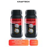 Kraftech Yeni Nesil Premium I Buharlı Far Temizleme Sıvısı Ve Parlatma Solüsyonu I Kloroform Uyumlu 2 X 250gr