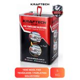 kraftech Yeni Nesil Premium I Buharlı Far Temizleme Sıvısı Ve Parlatma Solüsyonu I Kloroform Uyumlu I 5 Kg