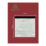 Kraftpack BUZLU Lamineli ,SİYAH SLİDER Kilitli Poşet ,fermuarlı Aksesuar Poşet 10*21 cm -10 Adet