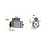 Kraftvoll 11010073 Mars Motoru 12V 10 Dıs 2.0kw Transporter T4 2.4 2.5tdı 91>04 (Bosch Type)