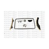 Kraftvoll 12100071 Eksantrik Zincir Seti İ20 1.2 Benzinli 2013-i10 1.2 2013-g4la Motor 7 Parça 2432103010