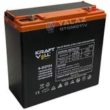 Kraftvoll 12v 23ah/25ah/27ah/28ah Elektrikli Bisiklet Aküsü Vrla-agm 6-dfz-24 180 79 172 7 Kg