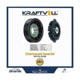 Kraftvoll 19011088 Klima Kompresör Kasnak Seti Volkswagen T6 6pk 4F0260805AE