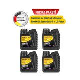 Kraftvoll Şanzıman Ve Dişli Yağı Ultragear 80w90 Sentetik Gl-5 4'Lü Paket