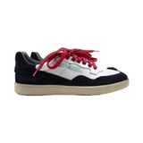 Krahe Artemis Erkek Hakiki Deri Eskitme El Boyamalı Bağcık Ve İki Yedek Bağcıklı Beyaz-Laci Sneakers Beyaz-Laci 43