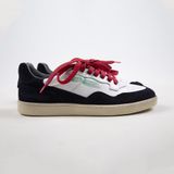 Krahe Artemis Erkek Hakiki Deri Eskitme El Boyamalı Bağcık Ve İki Yedek Bağcıklı Beyaz-Laci Sneakers Beyaz-Laci 44