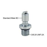 Kraken Bc Adaptör AD26 Power Standart, Inflator Hortumu Için Kolay Bağlantı Adaptörü 3/8''-24 UNF-2AT Dişi