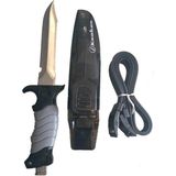 Kraken Dalış Bıçağı KN78A Paslanmaz Çelik 27 Cm Siyah Renkli Güvenlik Aracı