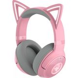 Kraken Kitty V2 Bt - Kitty Kulaklı Kablosuz Bluetooth Rgb Kulaklık (Bluetooth 5.2, Triforce 40 mm Sürücüler, Entegre Işınlama Gürültü Önleyici Mikrofon, 40 Saate Kadar Pil Ömrü) Kuvars Pembe