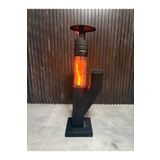 kraker Camlı Roket Tipi Mini Pelet Soba