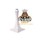 KRAL GRUP HIRDAVAT Plastik Puf, sehpa Ayağı, Lükens 28x16x16 Cm ( 2 Adet) lükens.28cm.gold