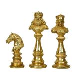Kral Kraliçe Satranç Biblo, Gold
