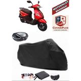 Kral Motor Kr-44 Loyal 50 Branda Siyah Arka Çanta Uyumlu(Topcase) Motosiket Brandası Motor Örtüsü Çadır Su Geçirmez Motosiklet Kılıfı Motor Brandası,lastikli,taşıma Torbalı
