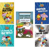 Kral Şakir 9-10-11-12 + Babaannem Geri Döndü 5 Kitap Set