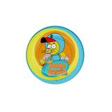 Kral Şakir Action Karton Tabak 23Cm 8Li