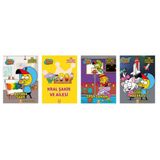 Kral Şakir Boyama Seti - 4 Kitap Takım - Eksik Parça