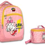 Kral Şakir Girl Power İlkokul Sırt Çantası Ve Beslenme Çantası Seti - Kız Çocuk