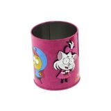 Kral Şakir KS-360 Metal Masaüstü Kalemlik 3D Figürlü - Pembe