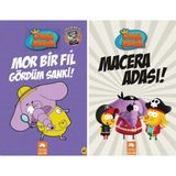 Kral Şakir Mor Bir Fil Gördüm Sanki! (Ciltli) - Macera Adası! (Ciltli) 2 Kitap - Varol Yaşaroğlu