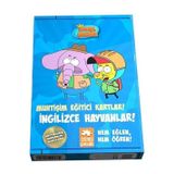 Kral Şakir Muhtişim Eğitici Kartlar - İngilizce Hayvanlar - Kolektif