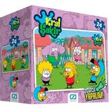 Kral Şakir Yer Puzzle - Mavi Su Dünyası - Renkli
