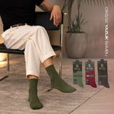 Kral Socks 3 Çift Erkek Bambu Dikişsiz Soket Çorap - 40 - 44 - Kahverengi - Yeşil