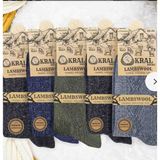 Kral Socks Erkek Kışlık Termal Etkili (12'li Paket) Lambswool Kuzu Yün Çorap - 40 - 44 - Karışık-Çok Renkli