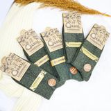 Kral Socks Erkek Kışlık Termal Etkili (5'li Paket) Lambswool Kuzu Yün Çorap - 40 - 44 - Haki
