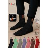 Kral Socks Erkek Termal Yarım Konç Havlu Çorap – 3 Çift (Kışlık, Sıcak Tutan, Rahat)