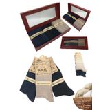 KRAL SOCKS Hediye Kutulu Erkek (3 Çift) Kaliteli Yünlü Kışlık Lambswool Parfümlü Termal Etkili Yün Çorap