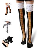 Kral Socks Kadın Dizüstü Çorap 3 Çift – Likralı Pamuklu Uzun Çorap Seti – Rahat ve Dayanıklı Kışlık Çorap