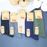Kral Socks Kadın Kışlık Lambswool Termal Etkili Yün Çorap 5 ÇİFT Yumuşak ve Rahat - 36 - 40 - Asorti