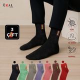 Kral Socks Termal Erkek Havlu Patik Çorap (3 Çift) - 40 - 44 - Asorti
