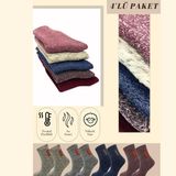 Kral Socks Termal Erkek Havlu Patik Çorap 4'lü Set( 4 Çift) - 40 - 44 - Çok Renkli