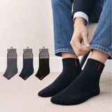 Kral Socks Termal Kışlık Kalın Havlu Erkek Patik Dikişsiz (3 Çift) Kısa Penye Havlu Çorap - 40 - 44 - Karışık
