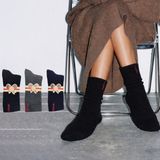 Kral Socks Termal Kışlık Kalın Havlu Kadın Soket Dikişsiz (3 Çift) Soket Penye Havlu Çorap - 36 - 40 - Karışık