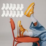 Kral Socks Unisex 12 Çift Pamuklu Tenis Spor Uzun Soket Boy Çorap - 36 - 40 - Beyaz