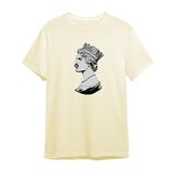 Kraliçe Rapsodi Erkek Tişört (Krem, 2XL)